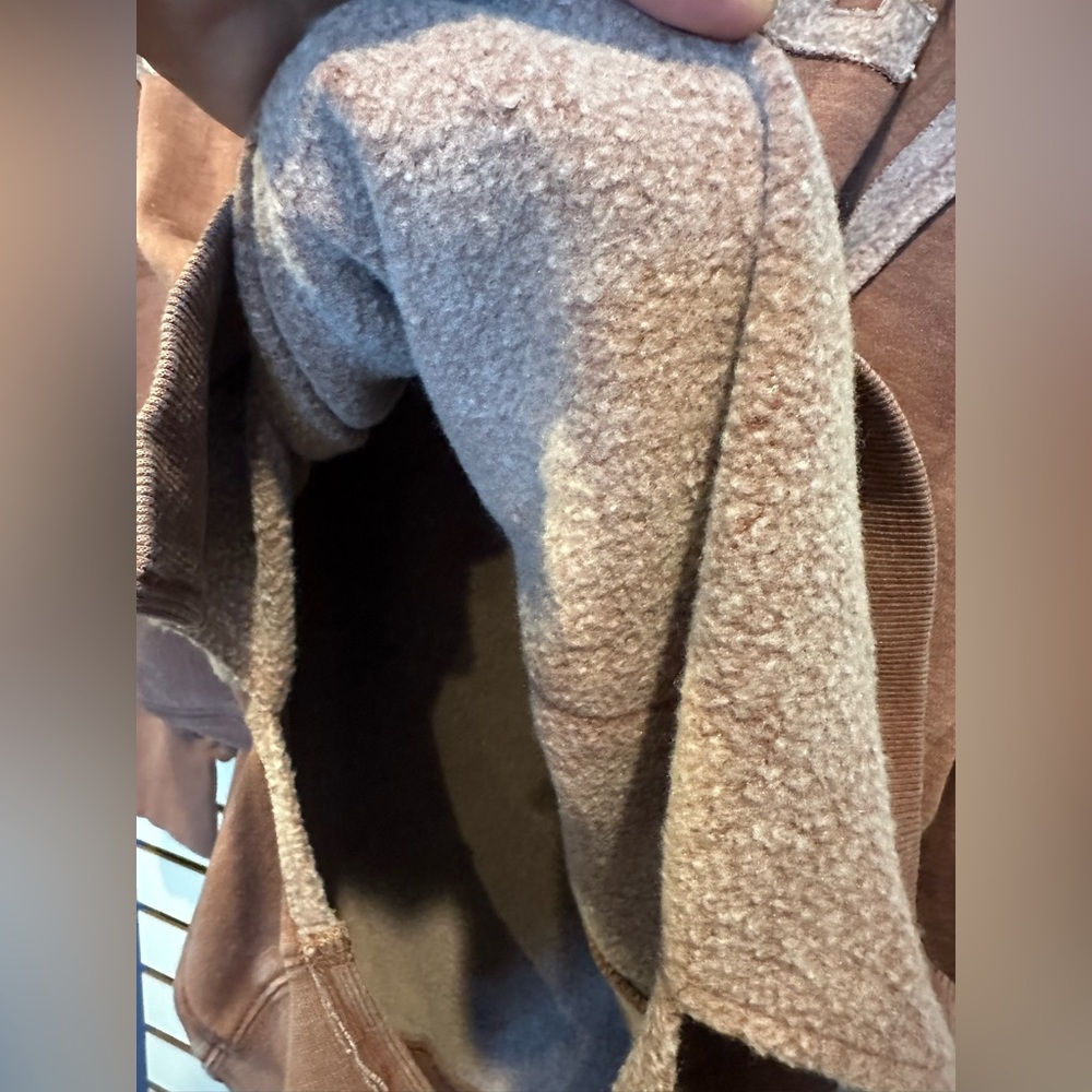 Coffee Classic Crew Sweatshirt Mocha Brown Size 1X - Picture 4 of 9